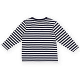 Goldie + Ace Essential Stripe LS Top - Navy/White