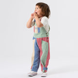 Goldie + Ace Blake Overalls - Patchwork Stripe
