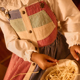 Goldie + Ace Heidi Pinafore - Patchwork Stripe