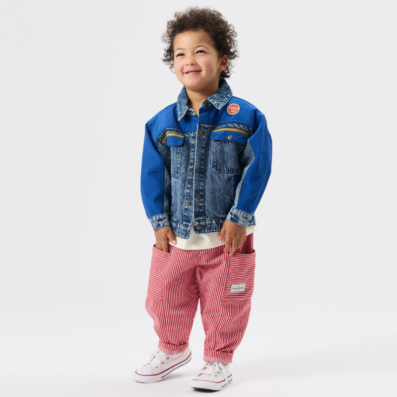 Goldie + Ace Kit Pocket Pant - Twist Stripe