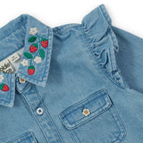 Goldie + Ace Chambray Shirt - Wild Strawberry