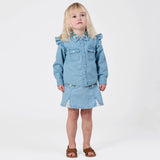 Goldie + Ace Chambray Shirt - Wild Strawberry