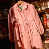 Goldie + Ace Corduroy Collar Dress - Wild Strawberry