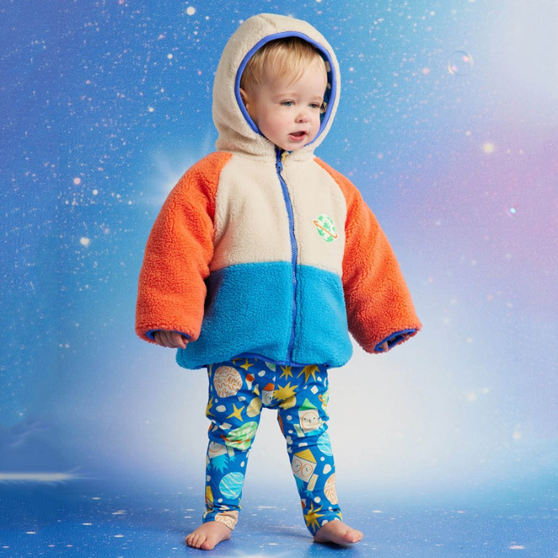 Halcyon Nights Reversible Kids Puffer Jacket - See You In Space