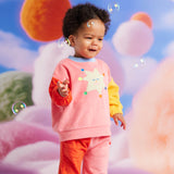 Halcyon Nights Terry Sweater - Stars Pink