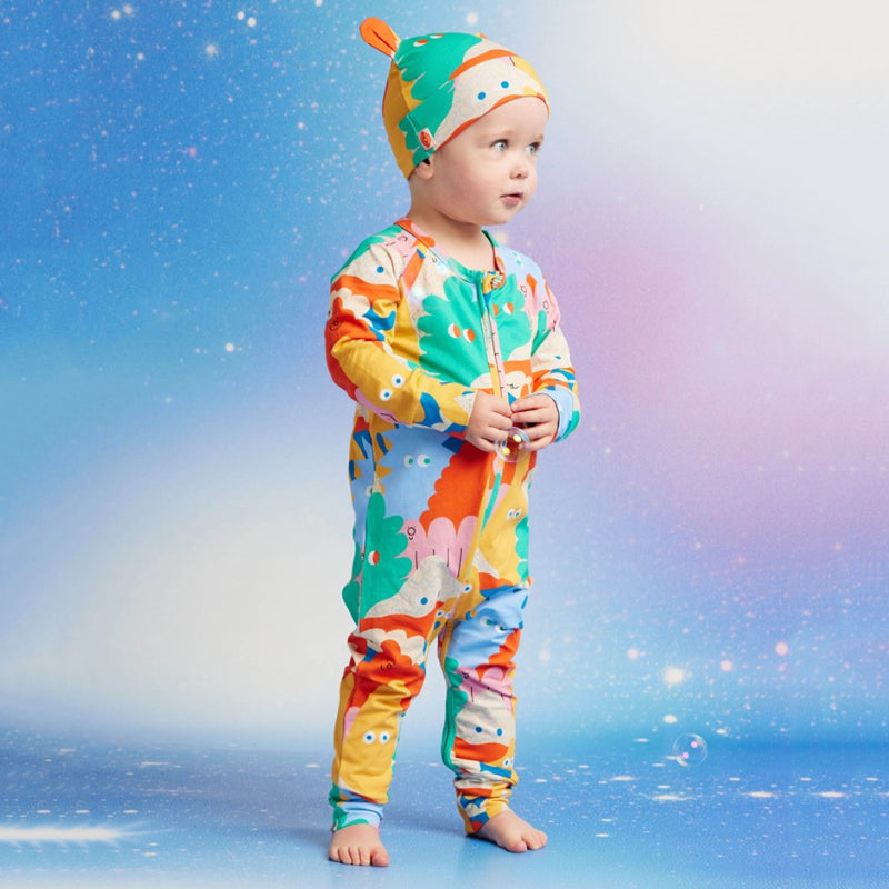Halcyon Nights Long Sleeve Romper - Mount Wiggly