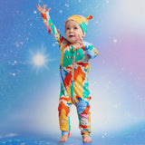 Halcyon Nights Long Sleeve Romper - Mount Wiggly