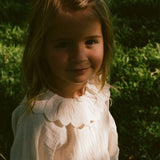 Nature Baby Ruffle Cameron Blouse - Natural