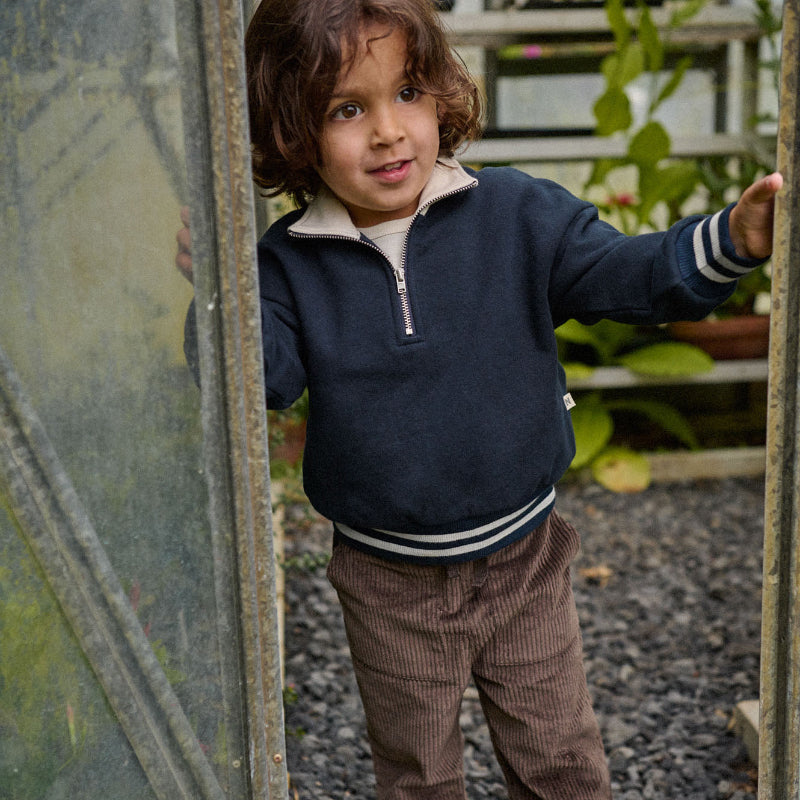 Nature Baby Teddy Cord Pants - Pinecone