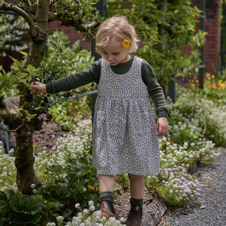 Nature Baby Amelia Pinafore - Briarwood Heron