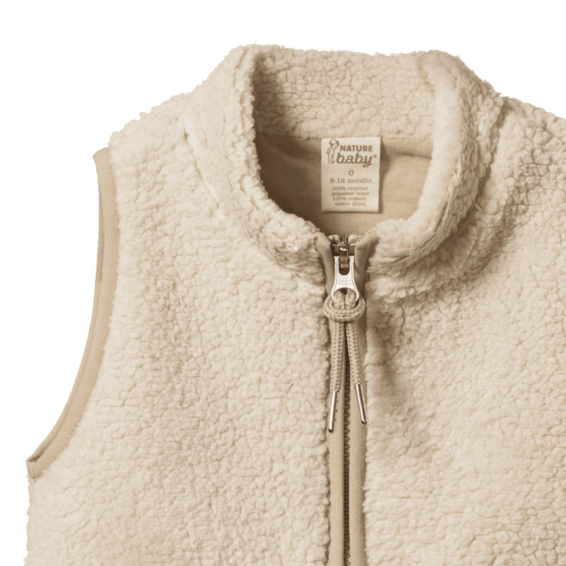 Nature Baby Flint Vest - Oatmeal