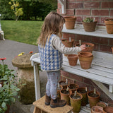 Nature Baby Marlo Quilted Vest - Bluebelle Check