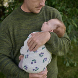 Nature Baby Meadow Bodysuit Muslin - Winter Berry