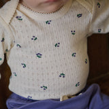 Nature Baby Long Sleeve Bodysuit - Pointelle Winter Berry
