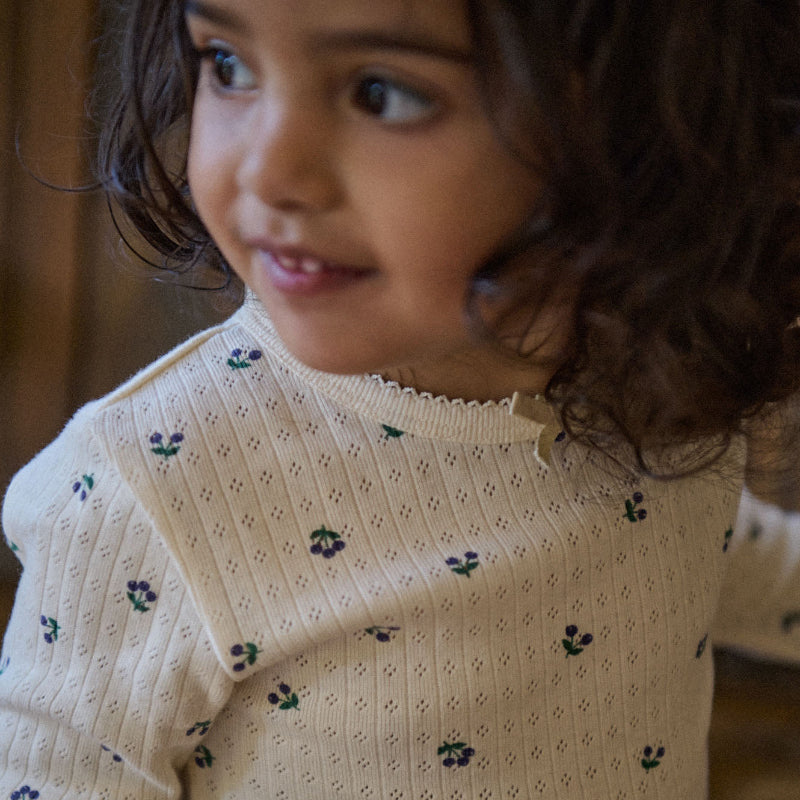 Nature Baby 2PC Long Sleeve Pyjamas Pointelle - Winter Berry