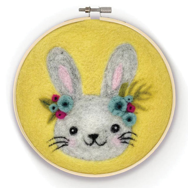 Crafty Kit Bunny Hoop Needle Felt