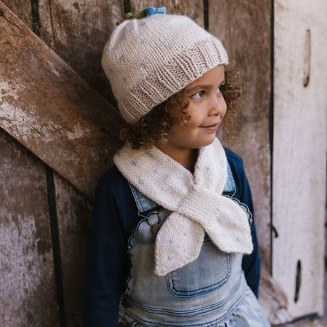 Acorn Bluebell Beanie - Cream