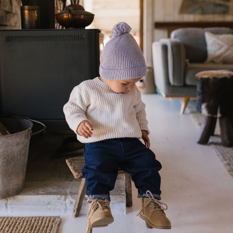 Acorn Stargaze Beanie - Lavender Speckle