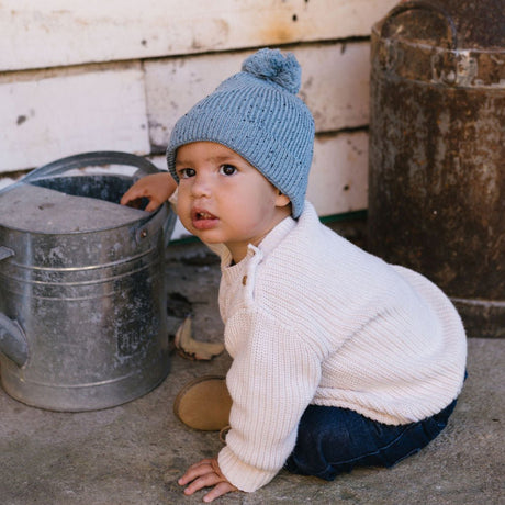 Acorn Stargaze Beanie - Blue Speckle
