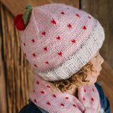 Acorn Cherry Beanie - Pink