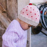 Acorn Cherry Beanie - Pink