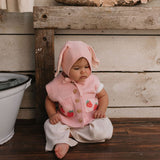 Acorn Bunny Beanie - Pink