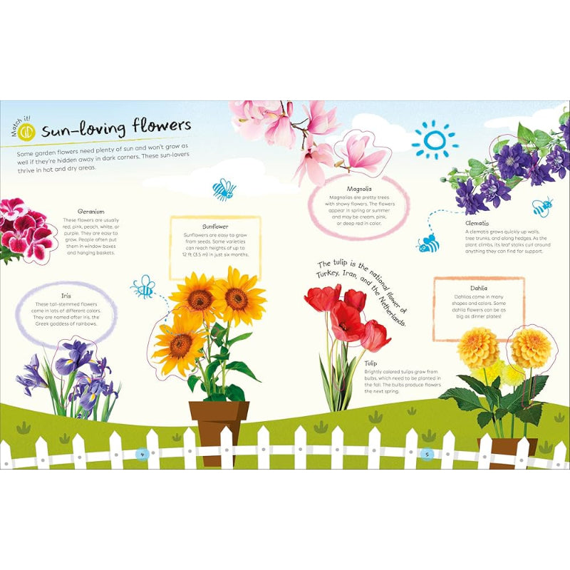 Ultimate Sticker Book - Garden Flowers