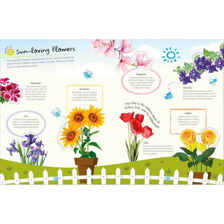 Ultimate Sticker Book - Garden Flowers
