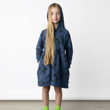Minti Star Buddies Furry Hoodie Dress - Navy