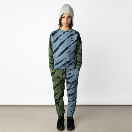 Minti Duo Tie Dye Trackies - Blue/Green