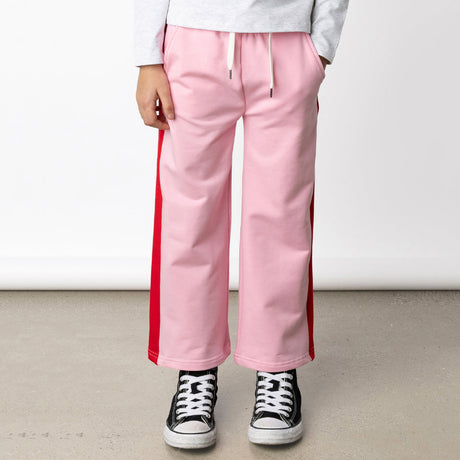 Minti Wide Leg Panel Trackies - Pink