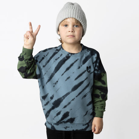 Minti Duo Tie Dye Crew - Blue/Green
