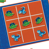 Tiger Tribe Magnetic Game - Tic Tac Toe & Checkers - Dino