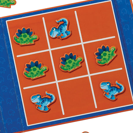 Tiger Tribe Magnetic Game - Tic Tac Toe & Checkers - Dino