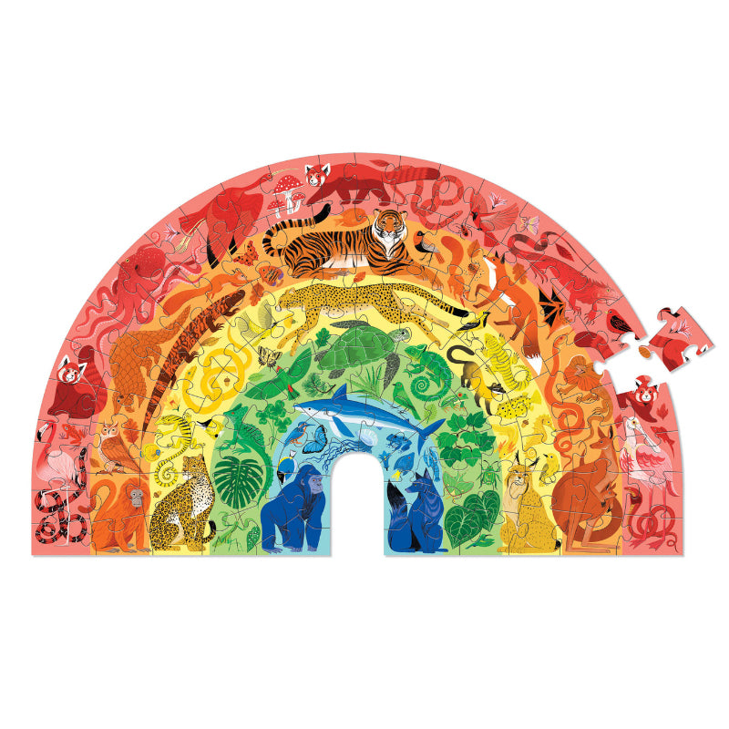 Tiger Tribe Rainbow Puzzle 100PC - Animals