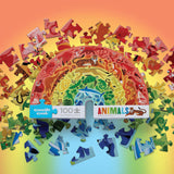 Tiger Tribe Rainbow Puzzle 100PC - Animals