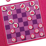 Tiger Tribe Magnetic Game - Tic Tac Toe & Checkers - Unicorn