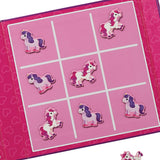 Tiger Tribe Magnetic Game - Tic Tac Toe & Checkers - Unicorn