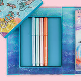Tiger Tribe Shimmer Colouring Set - Sea Life
