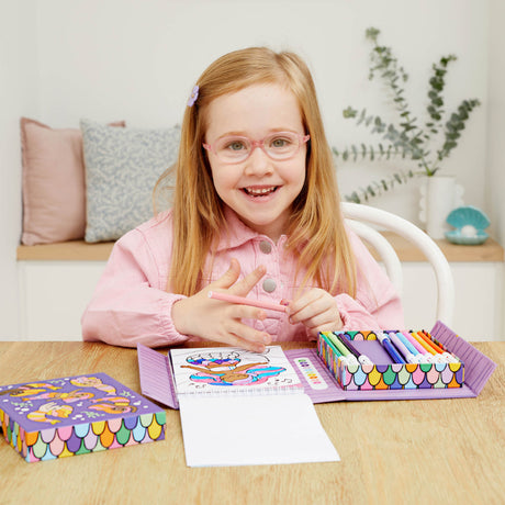 Tiger Tribe Colour By Numbers - Mermaids And Friends