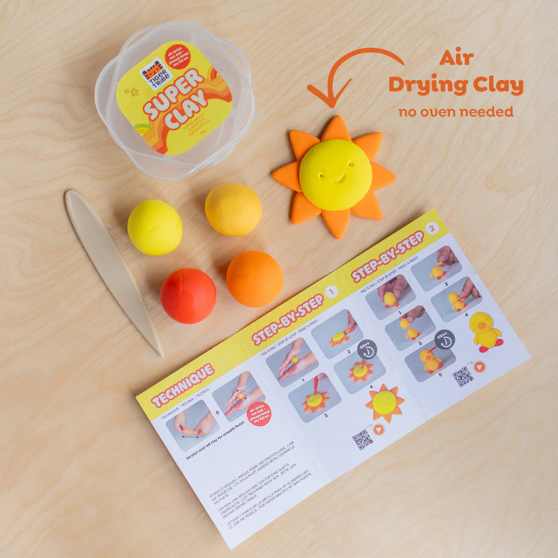 Tiger Tribe Super Clay - Sunrise - Yellow/Orange