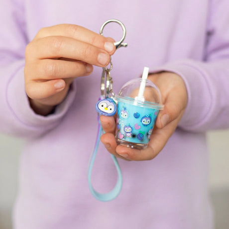 Tiger Tribe Bag Charm Kit - Blueberry Bubble Tea