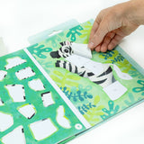 Tiger Tribe Sticker By Numbers - Animals