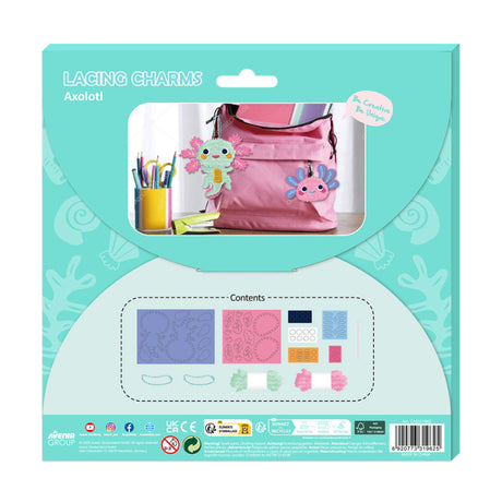 Avenir Everyday Craft Lacing Charms - Axolotl