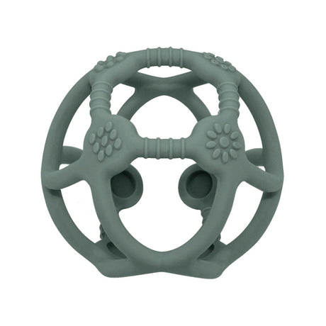 Living Textiles Silicone Teething Ball - Sage
