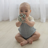 Living Textiles Silicone Teething Ball - Sage