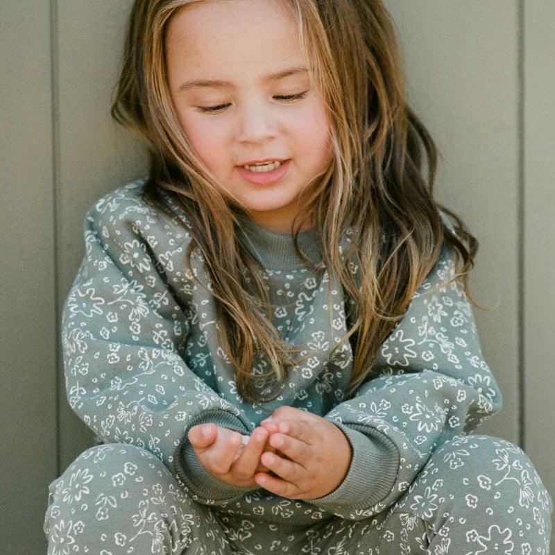 Nature Baby Emerson Sweater - Bloomsbury Nettle Print