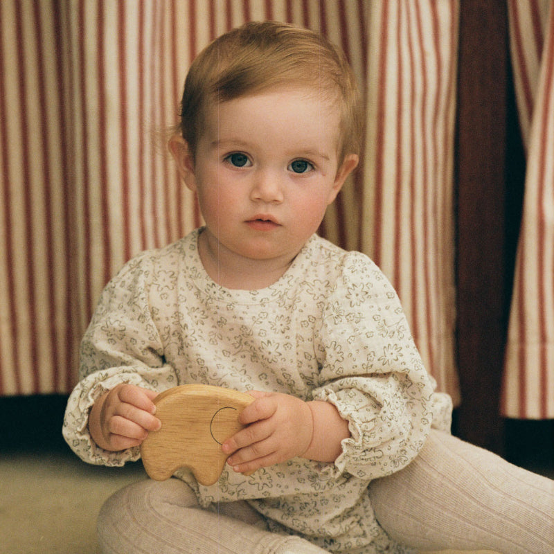Nature Baby Willow Bodysuit Muslin - Bloomsbury