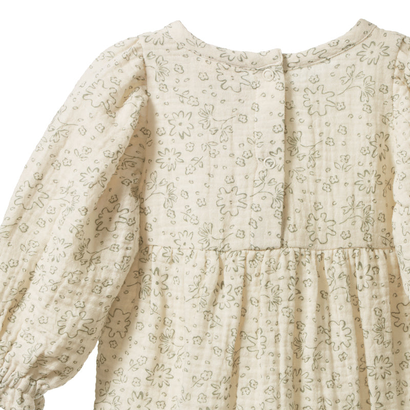 Nature Baby Willow Bodysuit Muslin - Bloomsbury