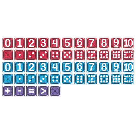 Magna Tiles MicroMAGS - Learn Numbers